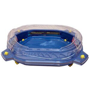 Beyblade Burst Quad Strike Stadium Arena Blue Shipping $4.99
